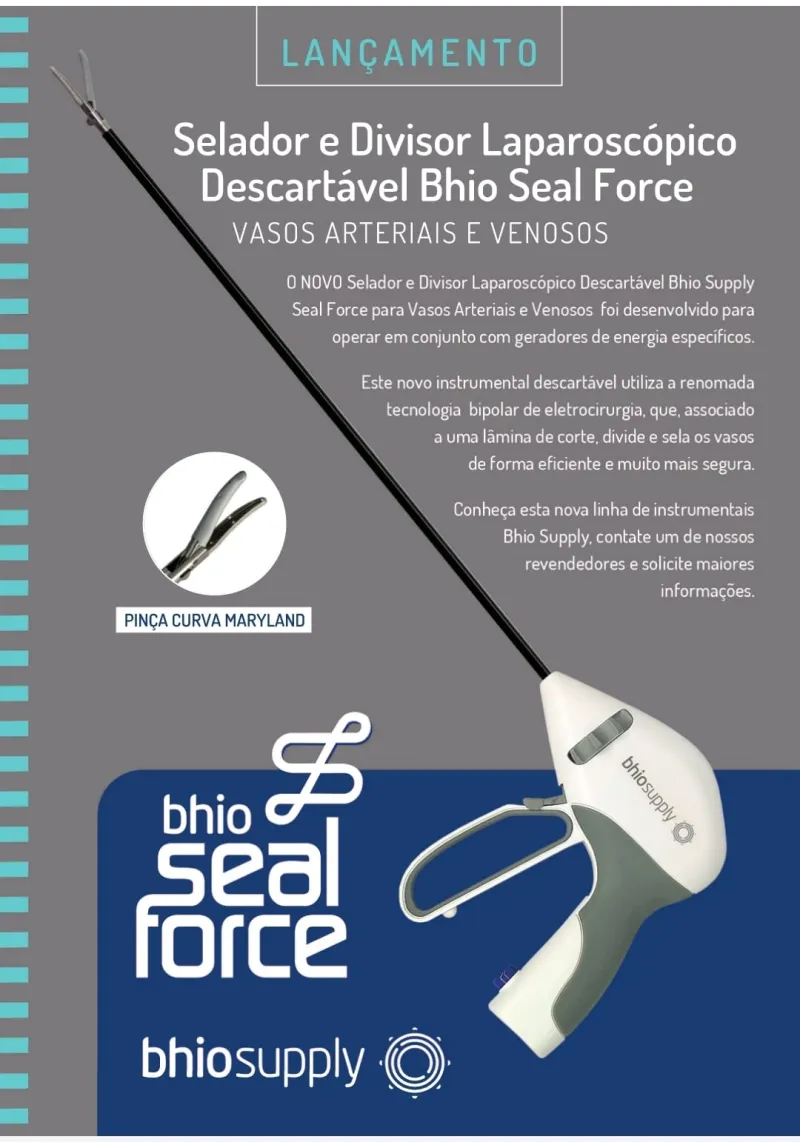 Pinça seladora e divisora seal force 23 cm